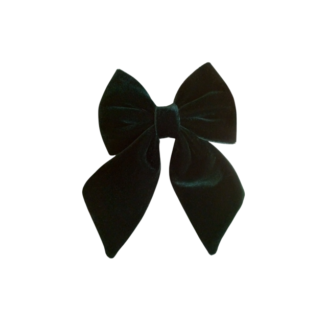 Papion dama catifea verde inchis Magic Green